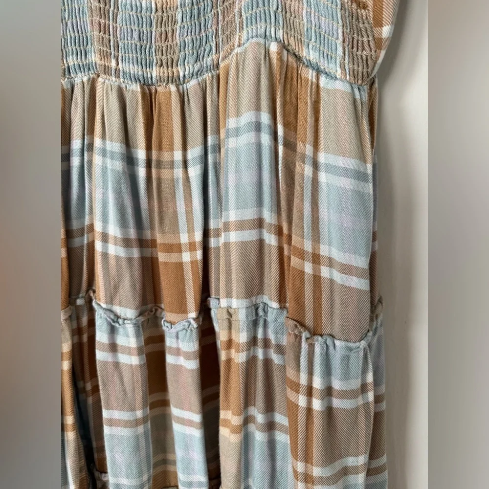 Show Me Your Mumu Maryellen Tiered Mini Dress in Georgetown Plaid - Picture 16 of 16